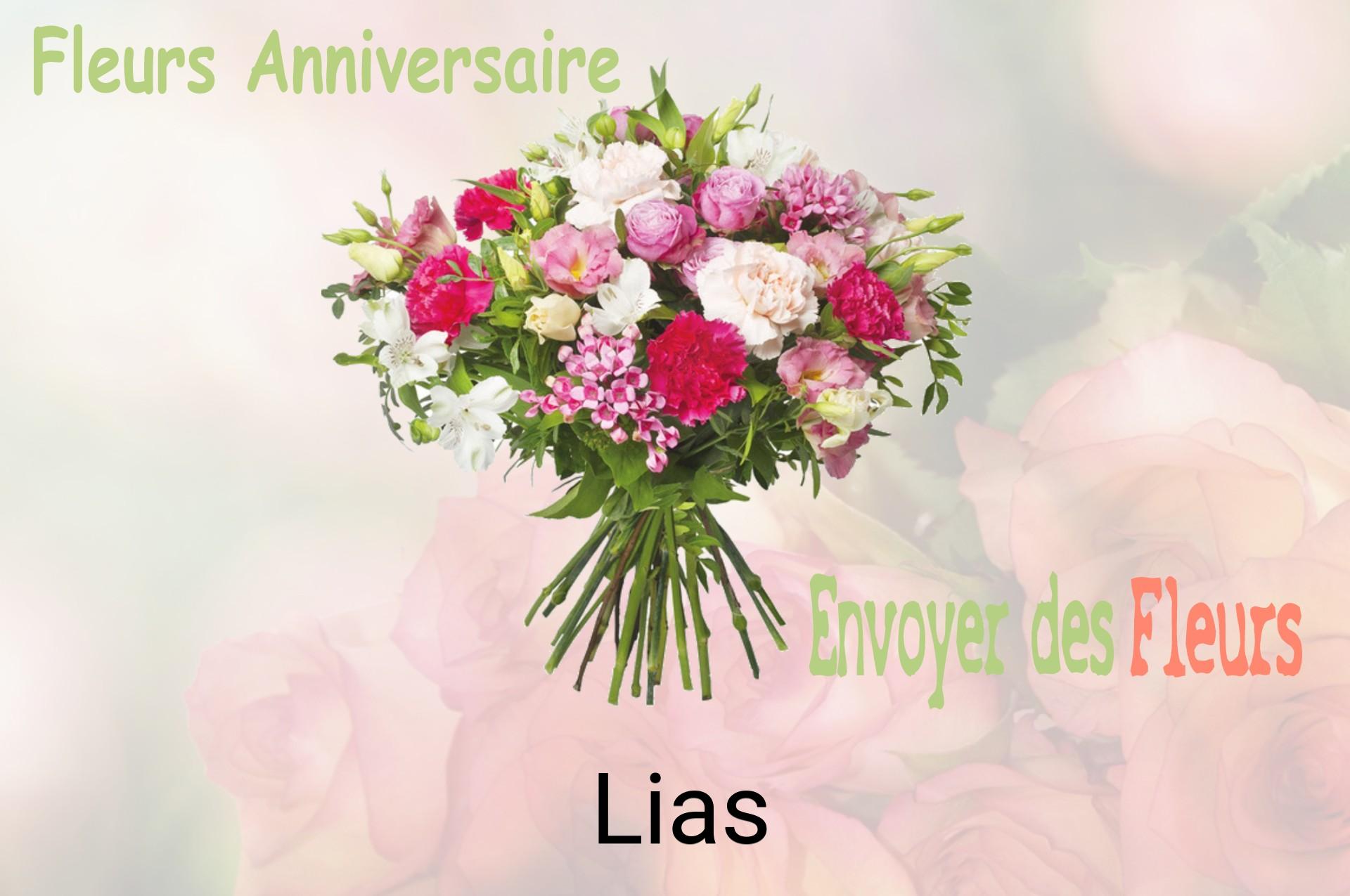 Bouquet de fleurs d’anniversaire livré à Lias